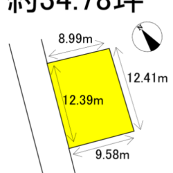 糸島市富　売地　34坪 画像1
