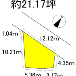 筑紫野市大字山家　売地　21坪 画像1