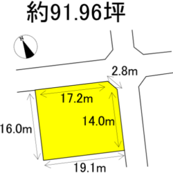 福岡市博多区月隈一丁目　売地　75坪 画像1