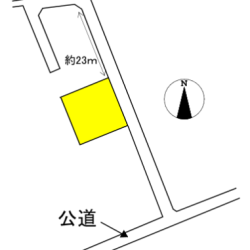小郡市下岩田　売地　88坪 画像3