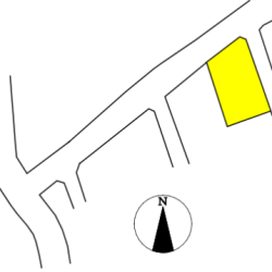 朝倉郡筑前町曽根田　売地　66坪 画像3