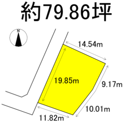 朝倉郡筑前町吹田　売地　79坪 画像1