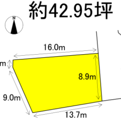 鳥栖市幡崎町　売地　42坪 画像1