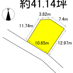 福岡市早良区早良五丁目　売地　41坪 画像1