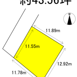 小郡市津古 売地 43坪 画像1 小郡市津古 売地 43坪 画像1