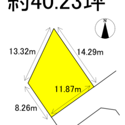宗像市多禮　売地　約40坪 画像1