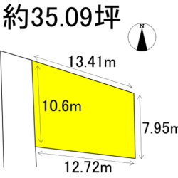 久留米市藤山町　売地　35坪 画像1