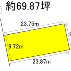 宗像市用山　売地　69坪 画像1
