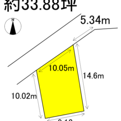 宗像市多禮 売地 33坪 画像1 宗像市多禮 売地 33坪 画像1