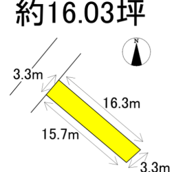 古賀市筵内　売地　16坪 画像1