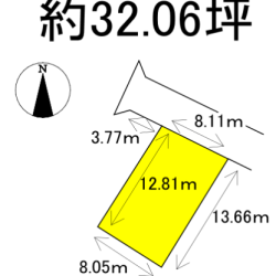 糸島市志摩芥屋　売地　32坪 画像1