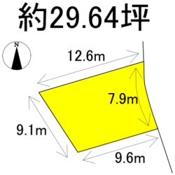 朝倉市堤　売地　29坪 画像1