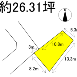 古賀市新原　売地　26坪 画像1