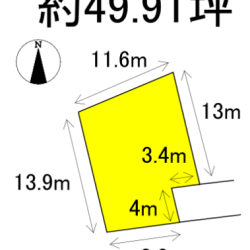 小郡市松崎　売地　49坪 画像1