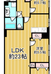 赤坂パインマンション　4階部分　3LDK 画像1